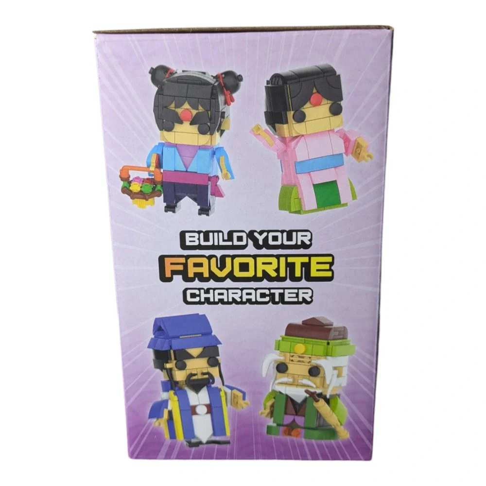 Anime Block Figure Building Set 151 pcs - Brand New Factory Sealed -Girl -Purple